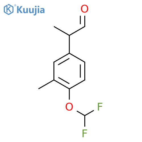 4-(Difluoromethoxy)-3-methylphenylpropanal structure