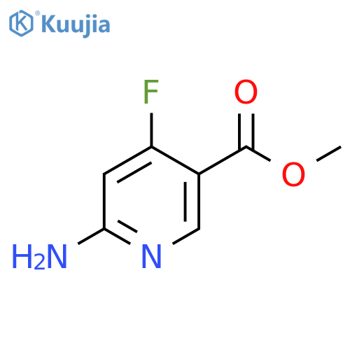 Methyl 6-Amino-4-fluoronicotinate structure