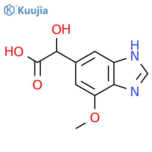 2-(7-Methoxy-1H-benzo[d]imidazol-5-yl)-2-hydroxyacetic acid structure