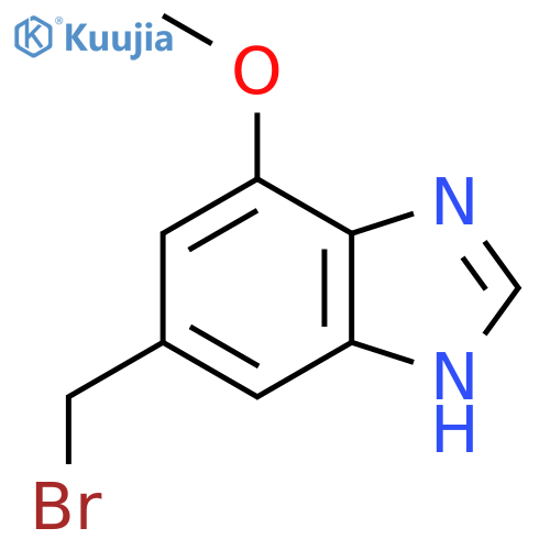 6-Bromomethyl-4-methoxy-1H-benzimidazole structure