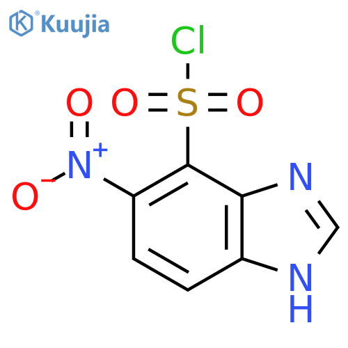 5-Nitro-1H-benzimidazole-4-sulfonyl chloride structure