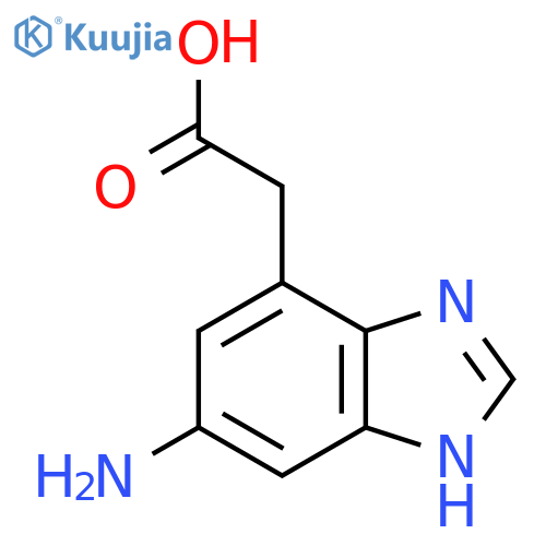 5-Amino-1H-benzimidazole-7-acetic acid structure