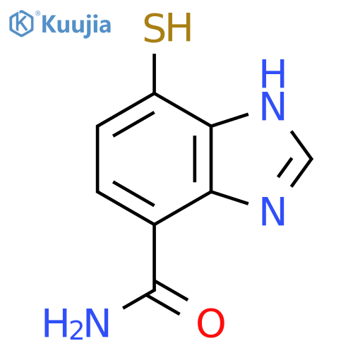 4-Mercapto-1H-benzimidazole-7-carboxamide structure