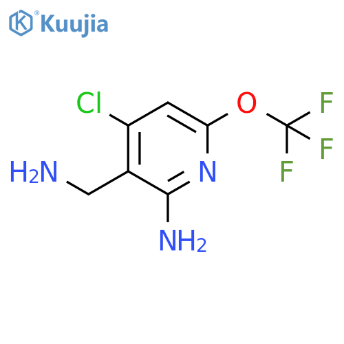 2-Amino-3-(aminomethyl)-4-chloro-6-(trifluoromethoxy)pyridine structure