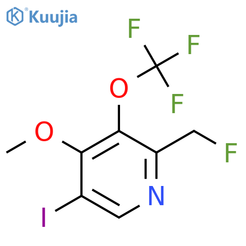 2-(Fluoromethyl)-5-iodo-4-methoxy-3-(trifluoromethoxy)pyridine structure