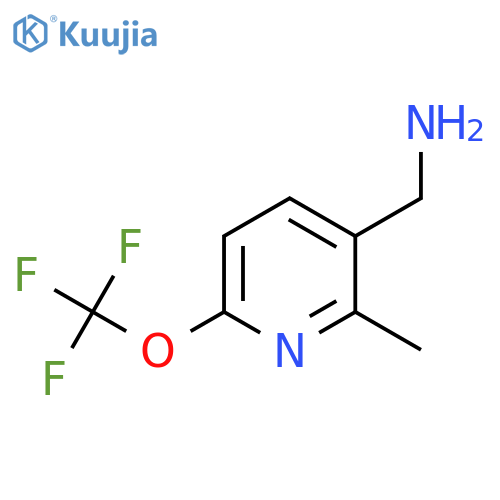 3-(Aminomethyl)-2-methyl-6-(trifluoromethoxy)pyridine structure