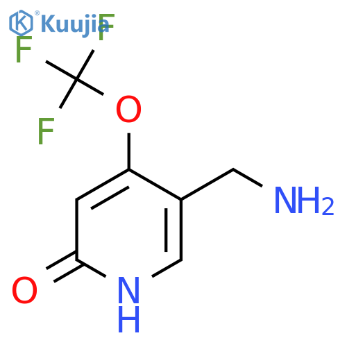 5-(Aminomethyl)-2-hydroxy-4-(trifluoromethoxy)pyridine structure