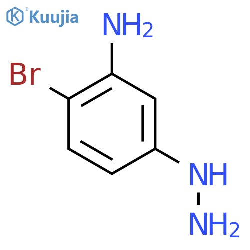 3-Amino-4-bromophenylhydrazine structure