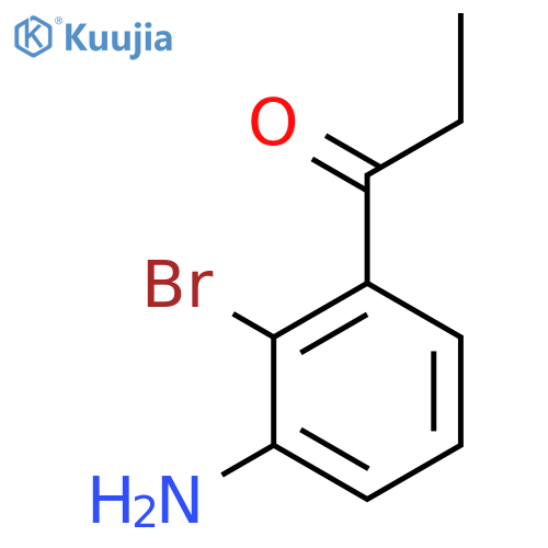 1-(3-Amino-2-bromophenyl)propan-1-one structure