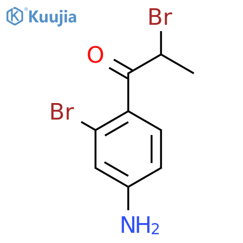 1-(4-Amino-2-bromophenyl)-2-bromopropan-1-one structure