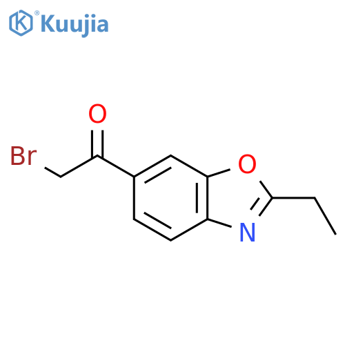 6-(2-Bromoacetyl)-2-ethylbenzo[d]oxazole structure