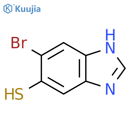 6-Bromo-5-mercapto-1H-benzimidazole structure