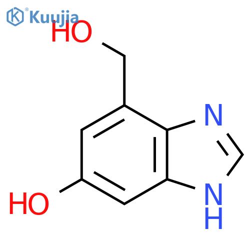 6-Hydroxy-4-hydroxymethyl-1H-benzimidazole structure