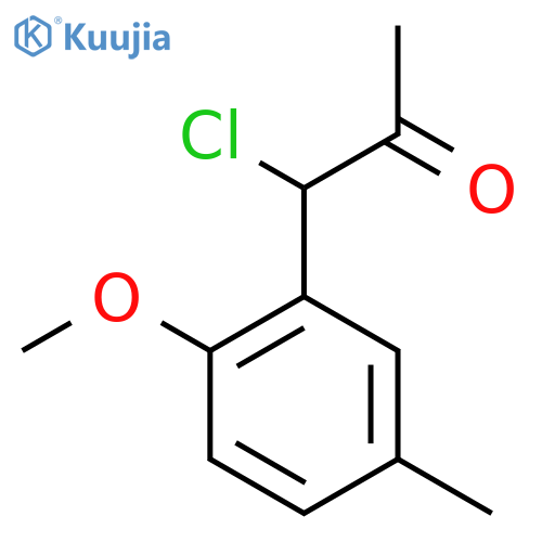 2-(1-Chloro-2-oxopropyl)-4-methylanisole structure