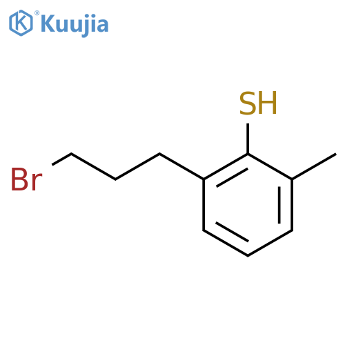 2-(3-Bromopropyl)-6-methylthiophenol structure