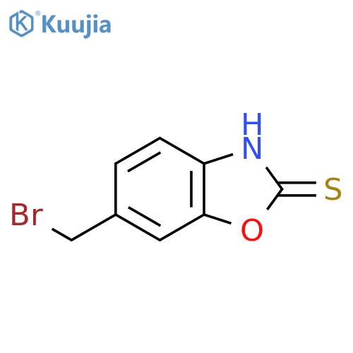 6-(Bromomethyl)-2-mercaptobenzo[d]oxazole structure