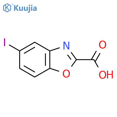 5-Iodobenzo[d]oxazole-2-carboxylic acid structure