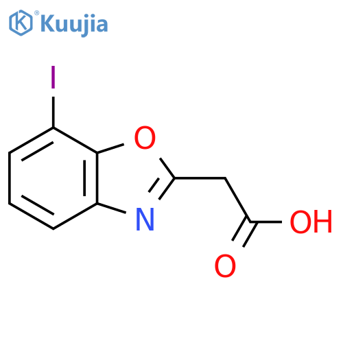 7-Iodobenzo[d]oxazole-2-acetic acid structure