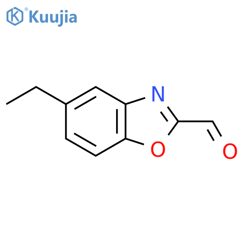 5-Ethylbenzo[d]oxazole-2-carboxaldehyde structure