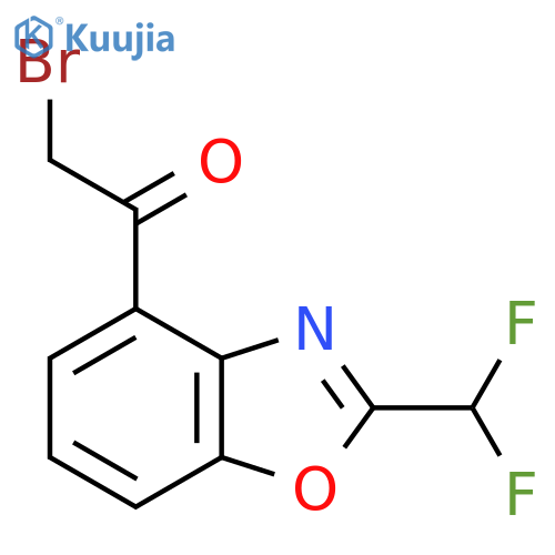 4-(2-Bromoacetyl)-2-(difluoromethyl)benzo[d]oxazole structure