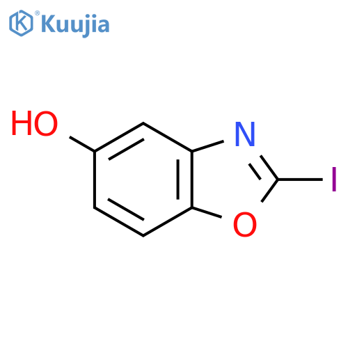 5-Hydroxy-2-iodobenzo[d]oxazole structure