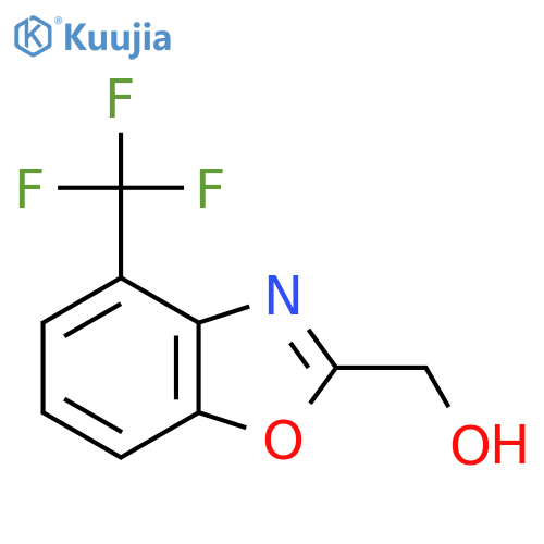 (4-(Trifluoromethyl)benzo[d]oxazol-2-yl)methanol structure
