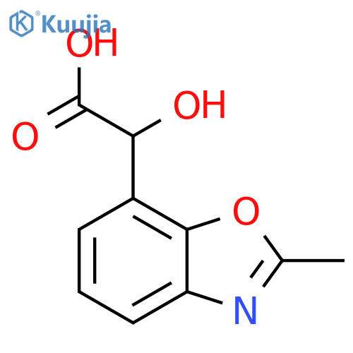7-(Carboxy(hydroxy)methyl)-2-methylbenzo[d]oxazole structure