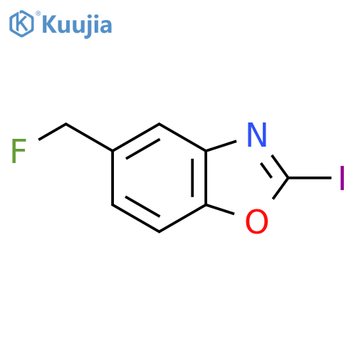 5-(Fluoromethyl)-2-iodobenzo[d]oxazole structure