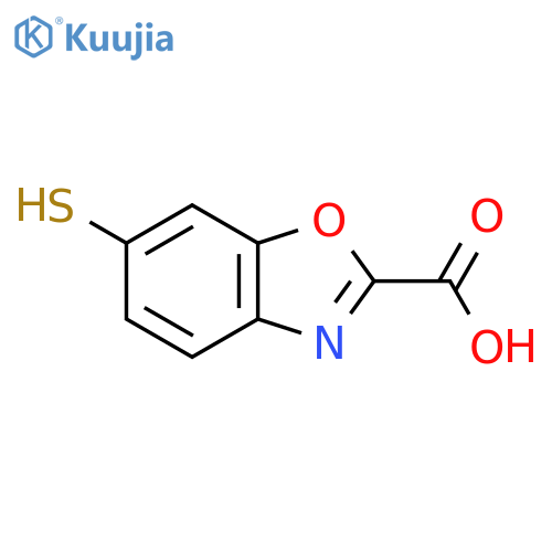 6-Mercaptobenzo[d]oxazole-2-carboxylic acid structure