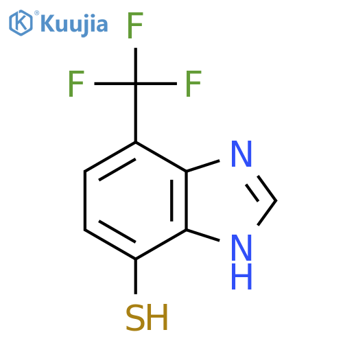 4-Mercapto-7-trifluoromethyl-1H-benzimidazole structure