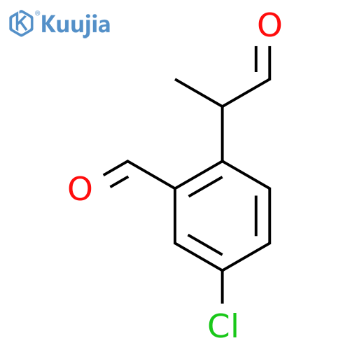 4-Chloro-2-formylphenylpropanal structure