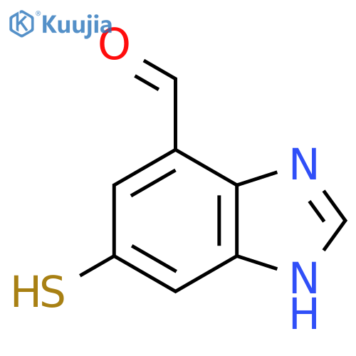 7-Formyl-5-mercapto-1H-benzimidazole structure