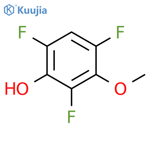 Phenol, 2,4,6-trifluoro-3-methoxy- structure