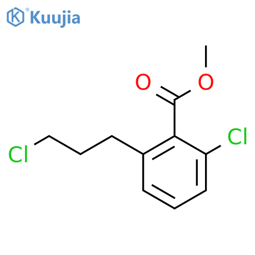 Methyl 2-chloro-6-(3-chloropropyl)benzoate structure