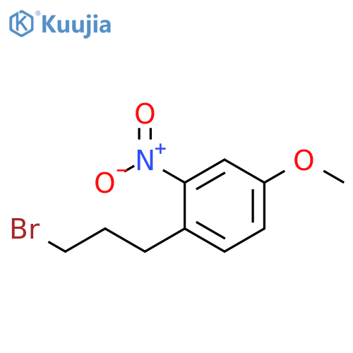 4-(3-Bromopropyl)-3-nitroanisole structure