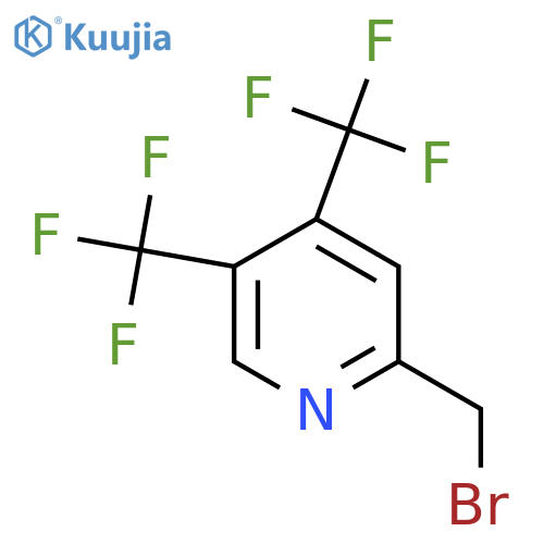 4,5-Bis(trifluoromethyl)-2-(bromomethyl)pyridine structure