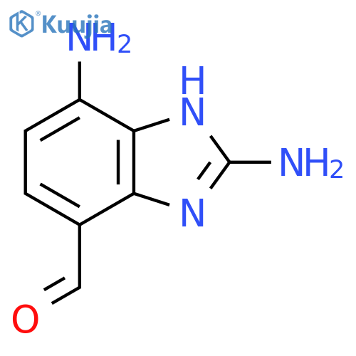2,4-Diamino-7-formyl-1H-benzimidazole structure