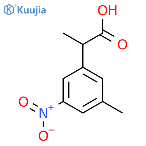 3-Methyl-5-nitrophenylpropanoic acid structure