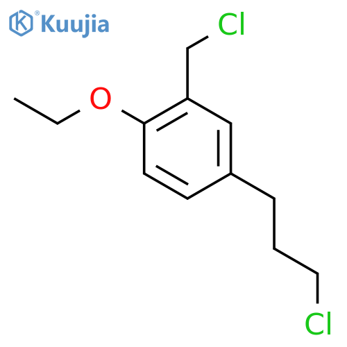 5-(3-Chloropropyl)-2-ethoxybenzyl chloride structure