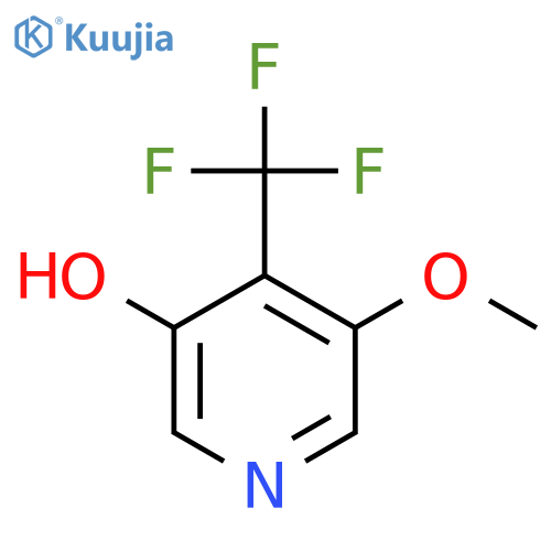 3-Hydroxy-5-methoxy-4-(trifluoromethyl)pyridine structure