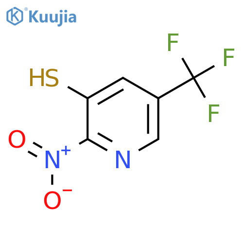 3-Mercapto-2-nitro-5-(trifluoromethyl)pyridine structure