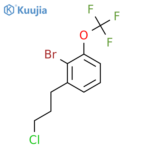 2-Bromo-3-(3-chloropropyl)(trifluoromethoxy)benzene structure