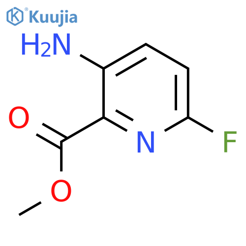 Methyl 3-Amino-6-fluoropicolinate structure