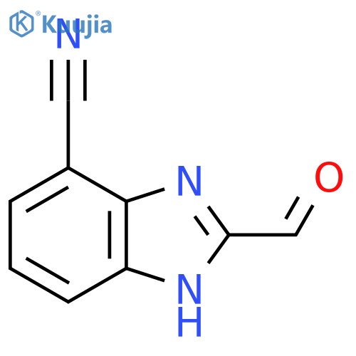 7-Cyano-2-formyl-1H-benzimidazole structure