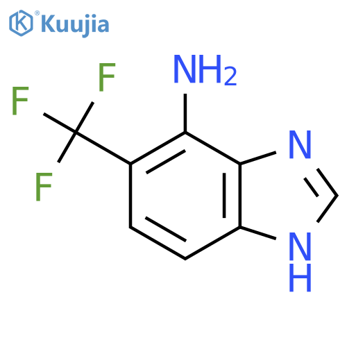 7-Amino-6-trifluoromethyl-1H-benzimidazole structure
