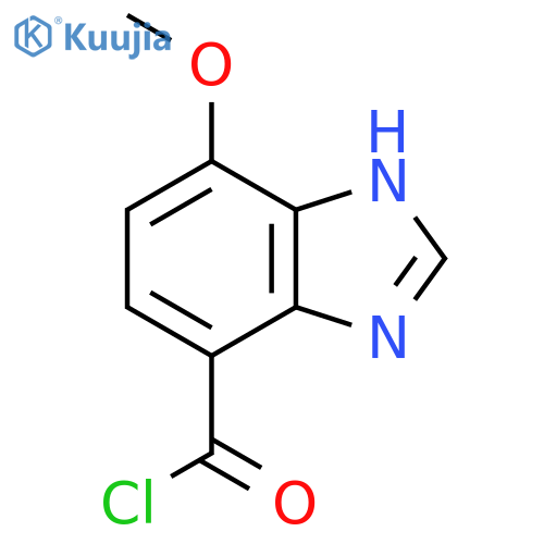 4-Methoxy-1H-benzimidazole-7-carbonyl chloride structure