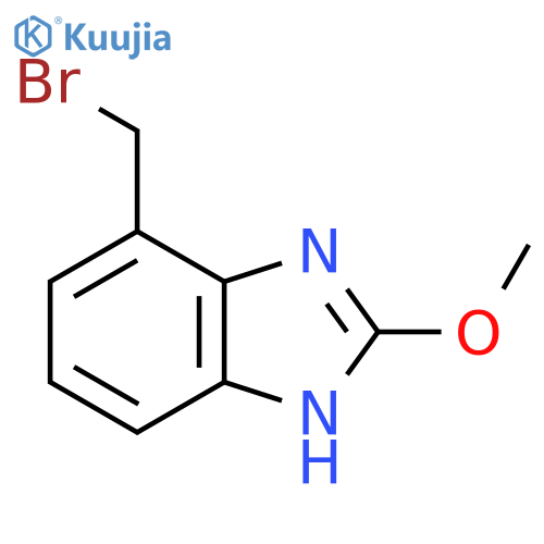 4-Bromomethyl-2-methoxy-1H-benzimidazole structure