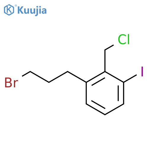 2-(3-Bromopropyl)-6-iodobenzyl chloride structure
