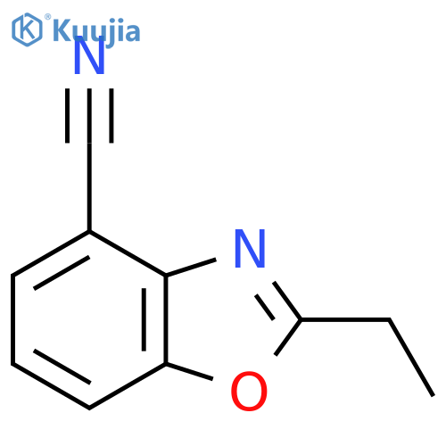 4-Cyano-2-ethylbenzo[d]oxazole structure