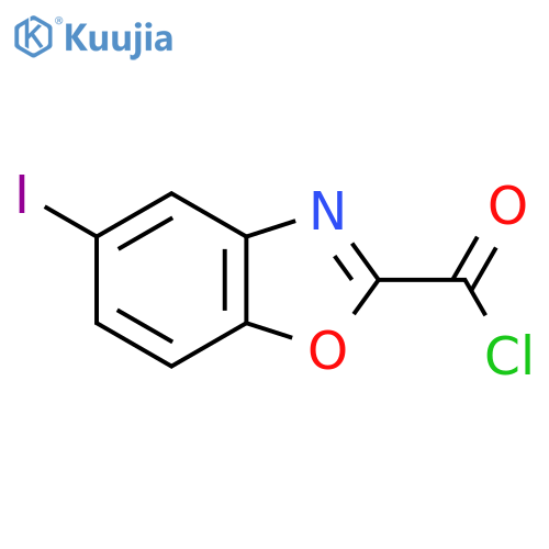 5-Iodobenzo[d]oxazole-2-carbonyl chloride structure